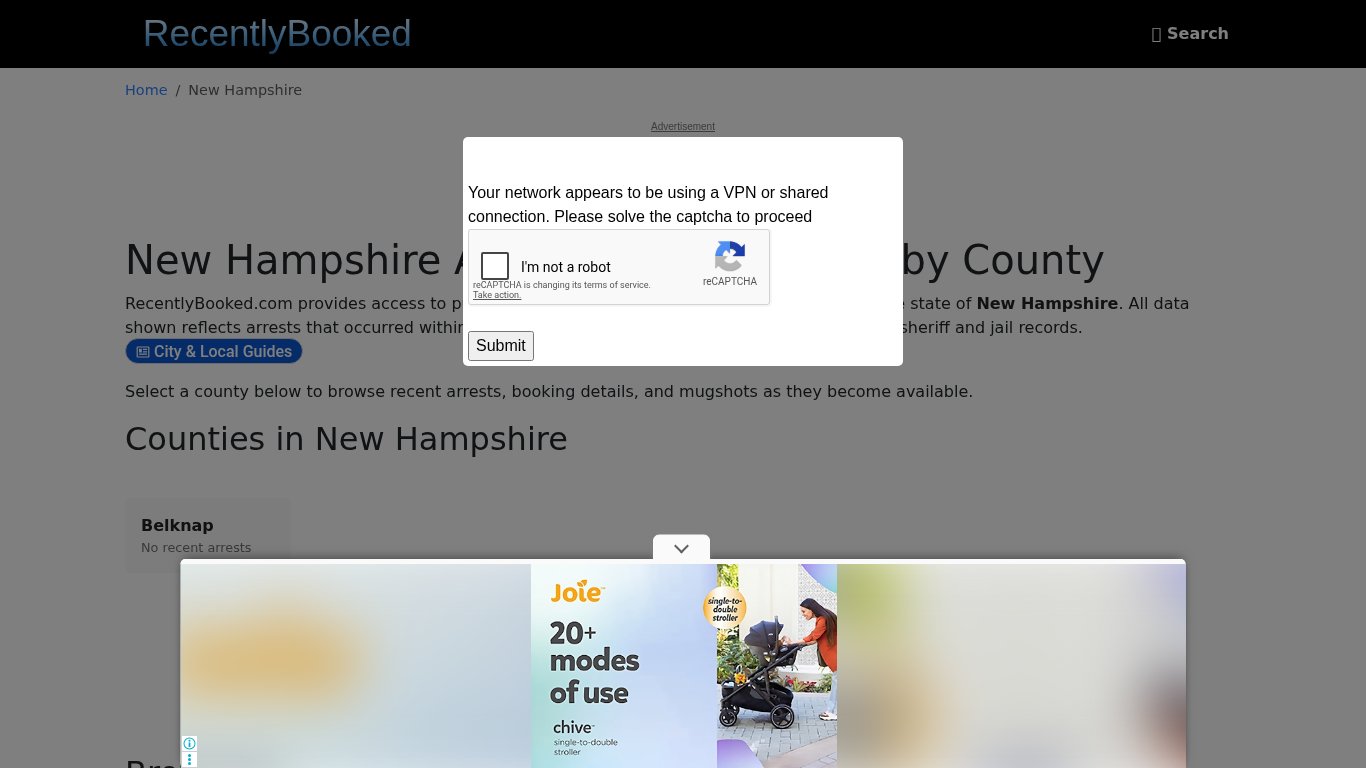 Recent bookings, Arrests, Mugshots in New Hampshire - Recently Booked